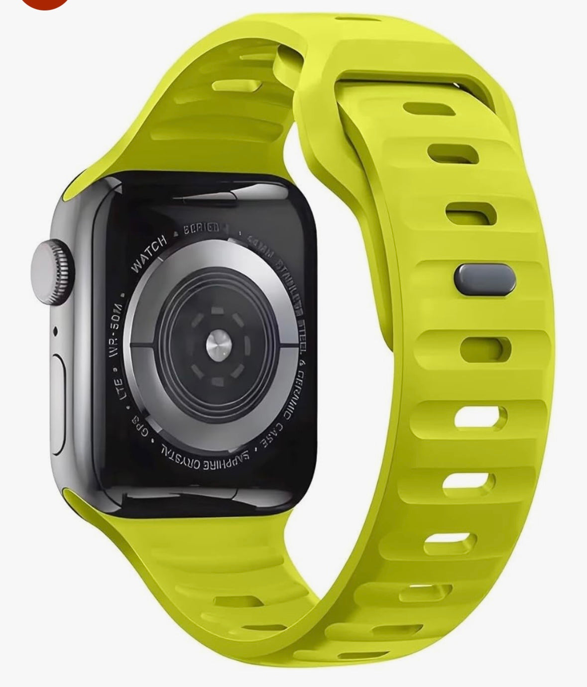 Silicone Wave Textured Apple Watch Strap
