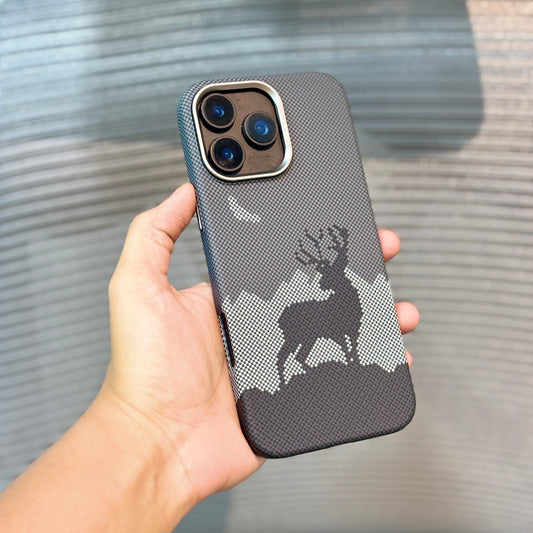DeerBlack Carbon Fiber MagSafe iPhone 17 Case