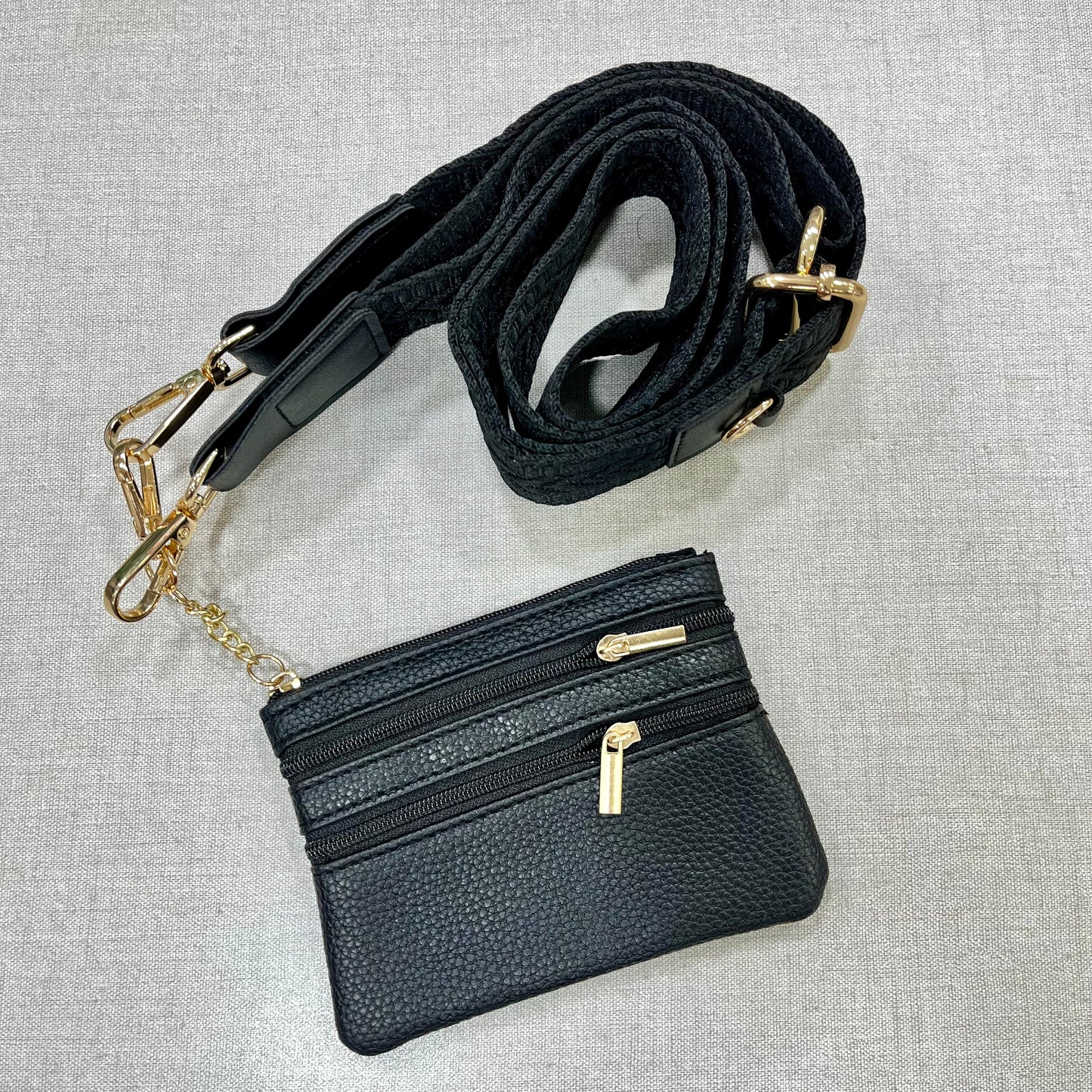 Premium Crossbody Leather Wallet