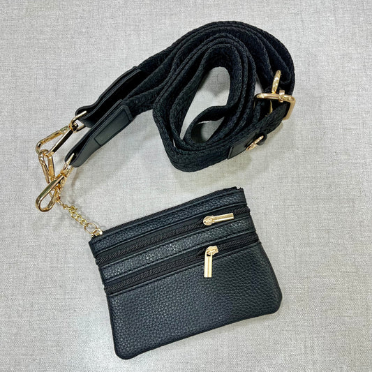 Premium Crossbody Leather Wallet