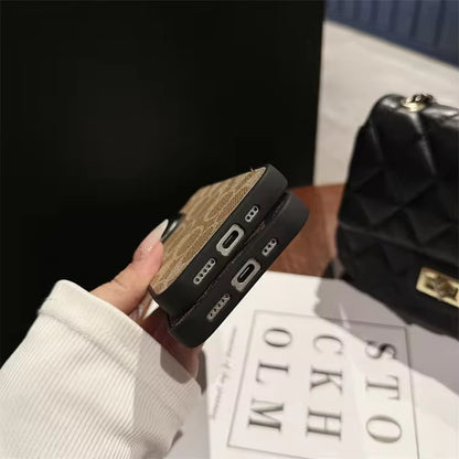 Premium Leather Hard Case for iPhone