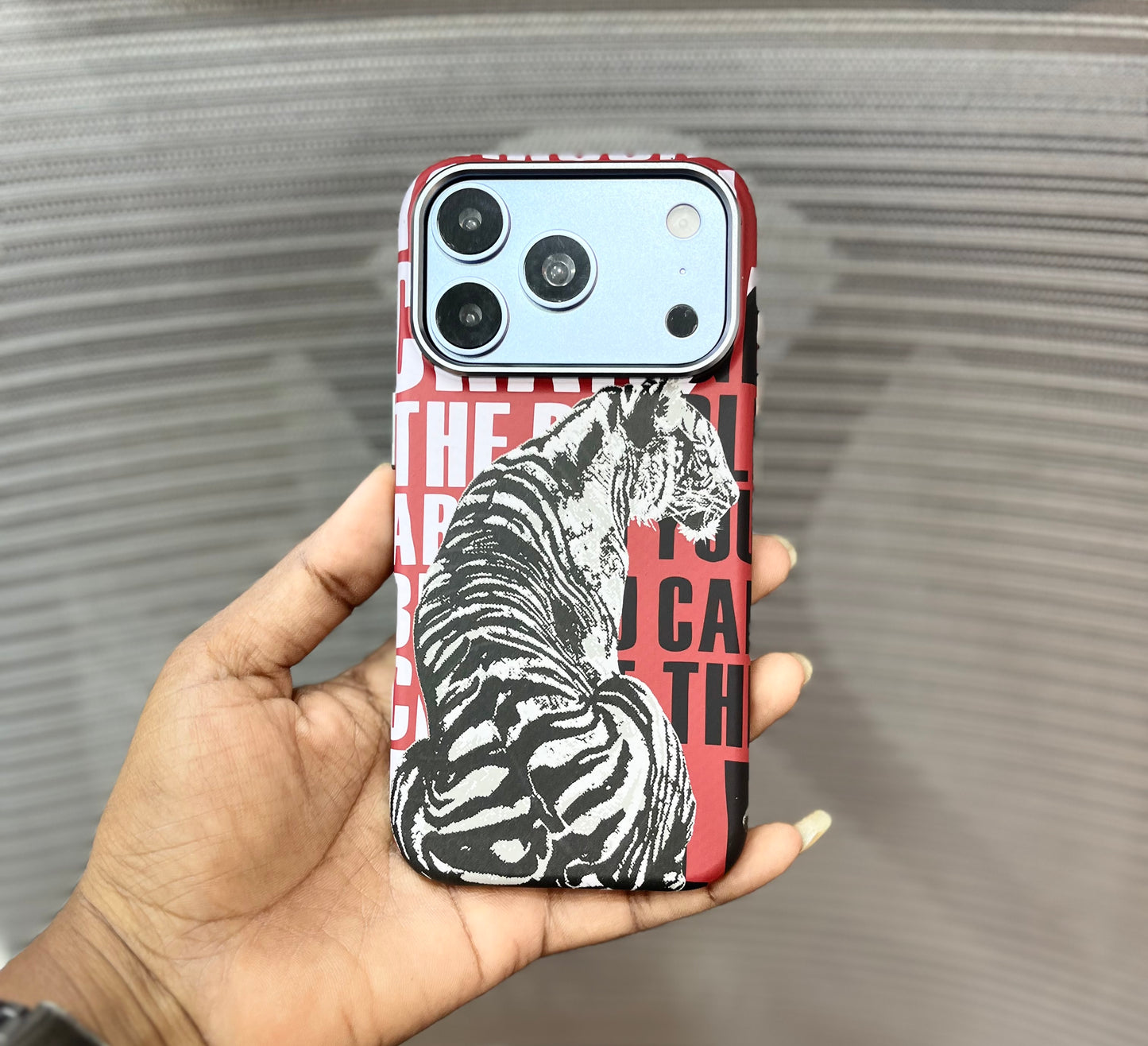 Embossed Cheetah Print MagSafe iPhone 17 Pro Case