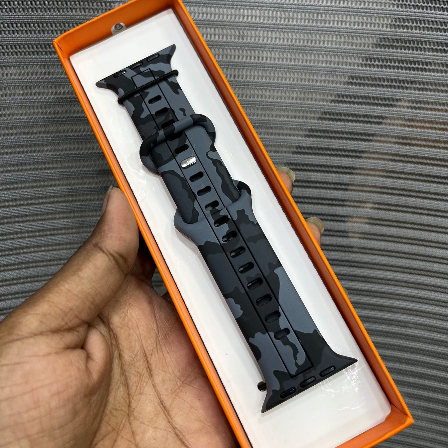 Camouflage PressLock iWatch Strap