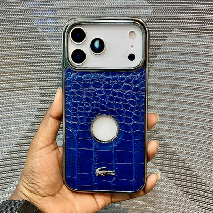 Leather Logo iPhone 17 Pro Max Case