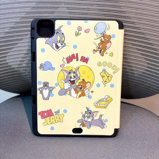 Tom & Jerry - 3D Cartoon Printed iPad Case
