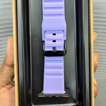 Silicone Elite Buckle Band For iWatch