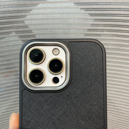 LogoLuxe Leather iPhone Case