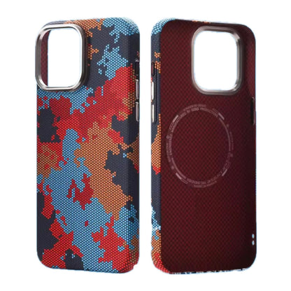 Camouflage Carbon Fiber Slim fit MagSafe Case for iPhone