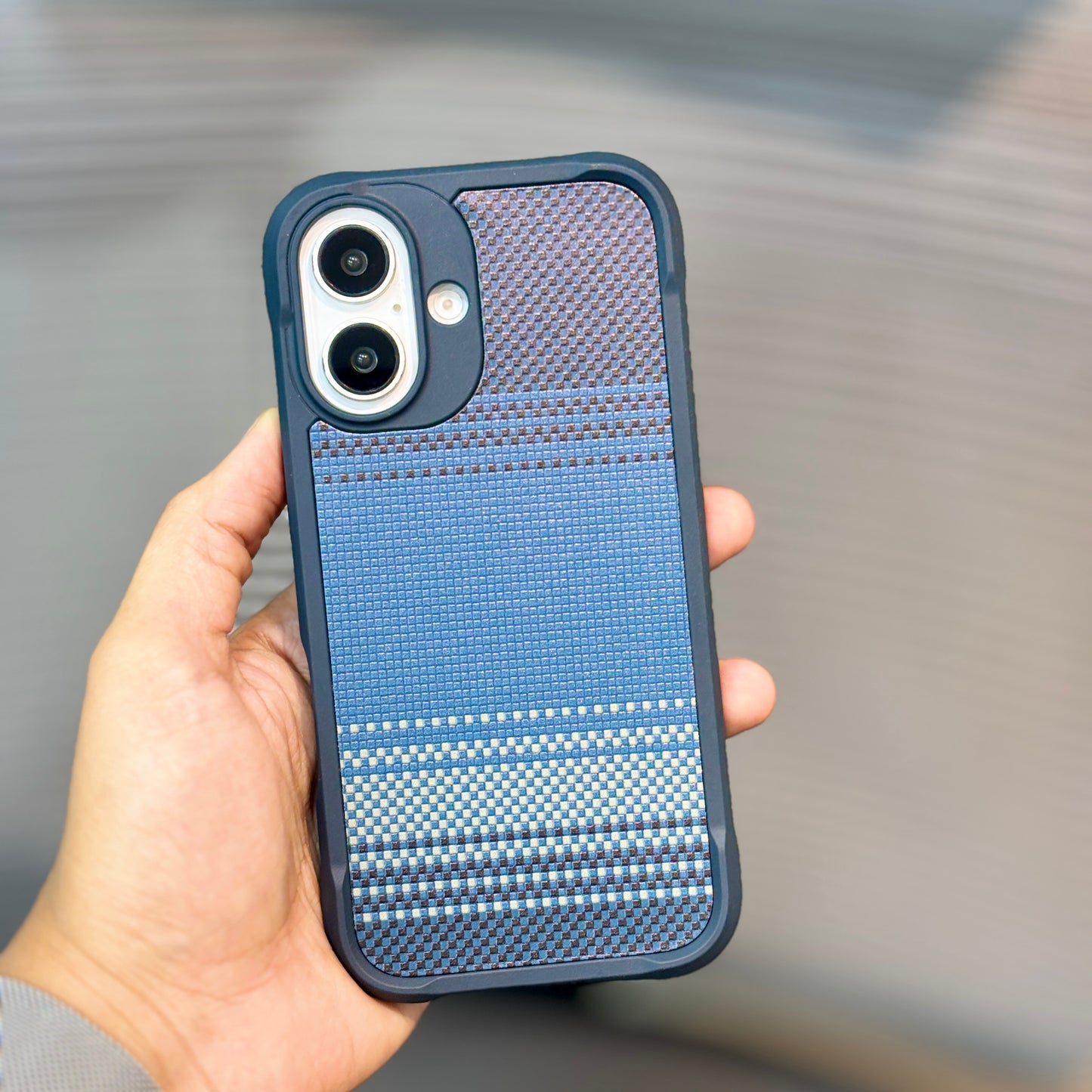 AeroBlue Carbon MagSafe iPhone 16 Case