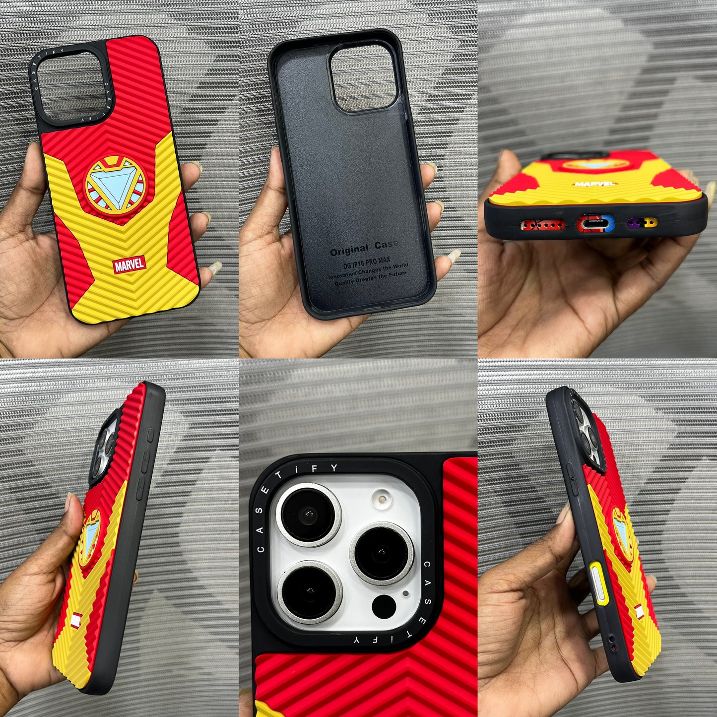 Premium 3D Embossed Printed iPhone 16 Pro Case
