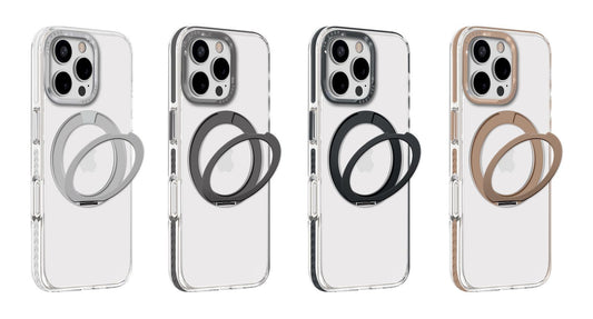 Transparent MagSafe iPhone Case with Stand