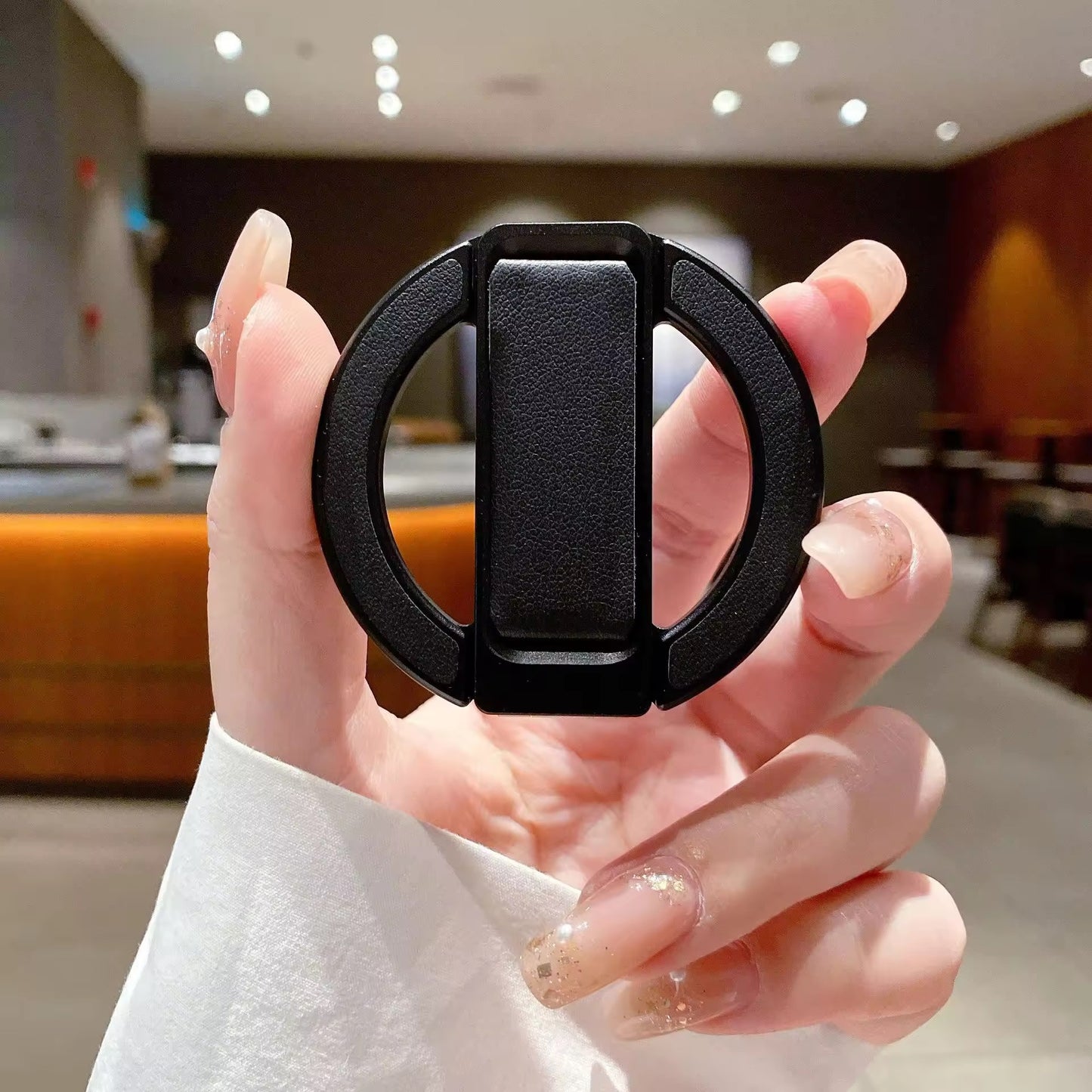 Premium Leather MagSafe Ring Stand