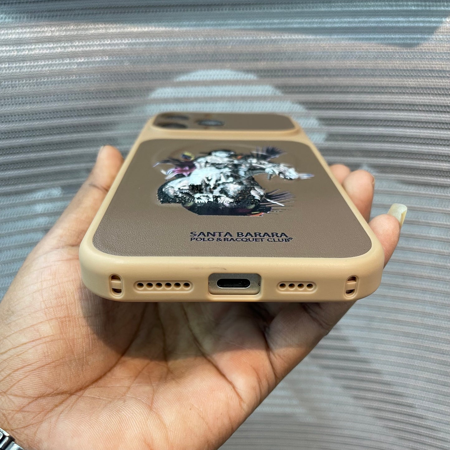 EmbroVault Luxe iPhone Case