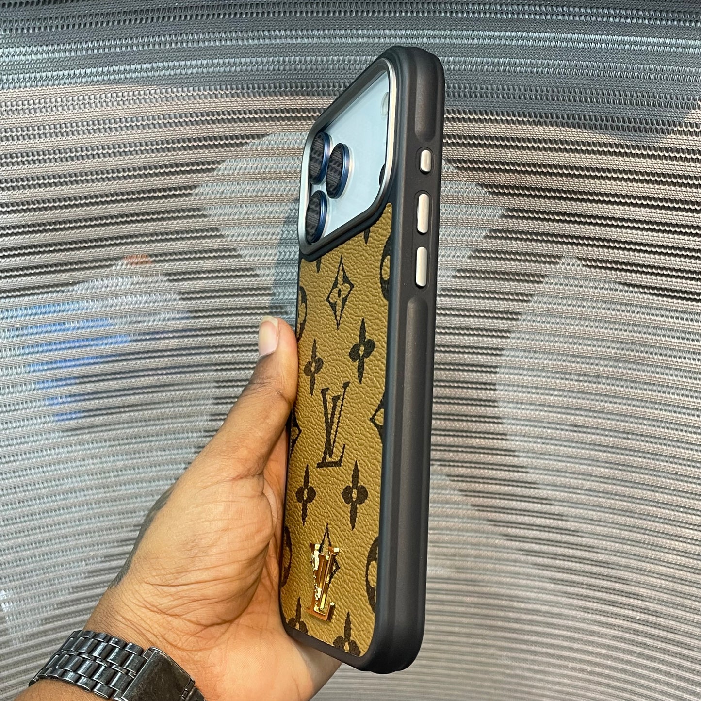 LogoLuxe Leather iPhone 17 Series Case