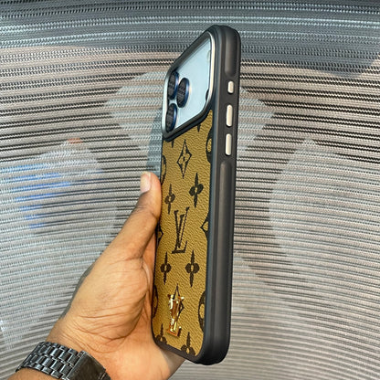 LogoLuxe Leather iPhone 17 Series Case