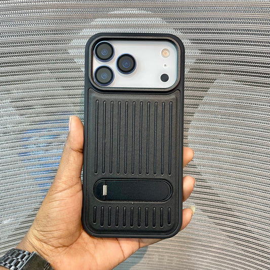 StripeVault Stand iPhone 17 Series Case