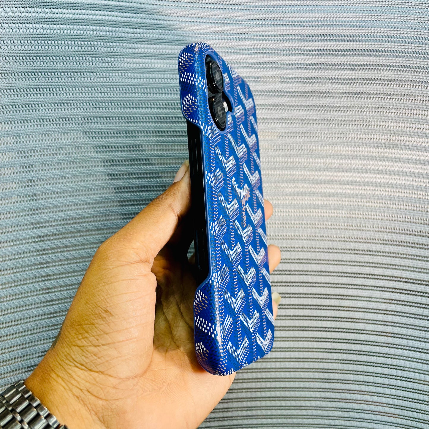 Luxe Printed Inner Fur iPhone 17 Case