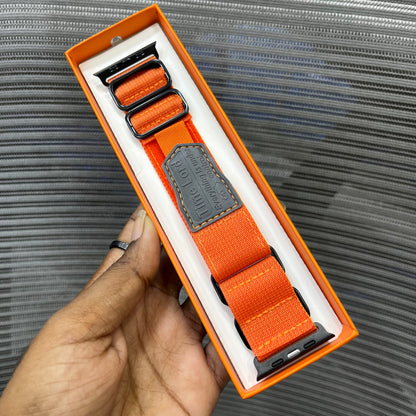 Rugged Nylon Velcro iWatch Strap
