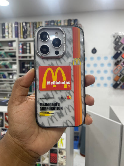 Transparent Printed Hard iPhone Case