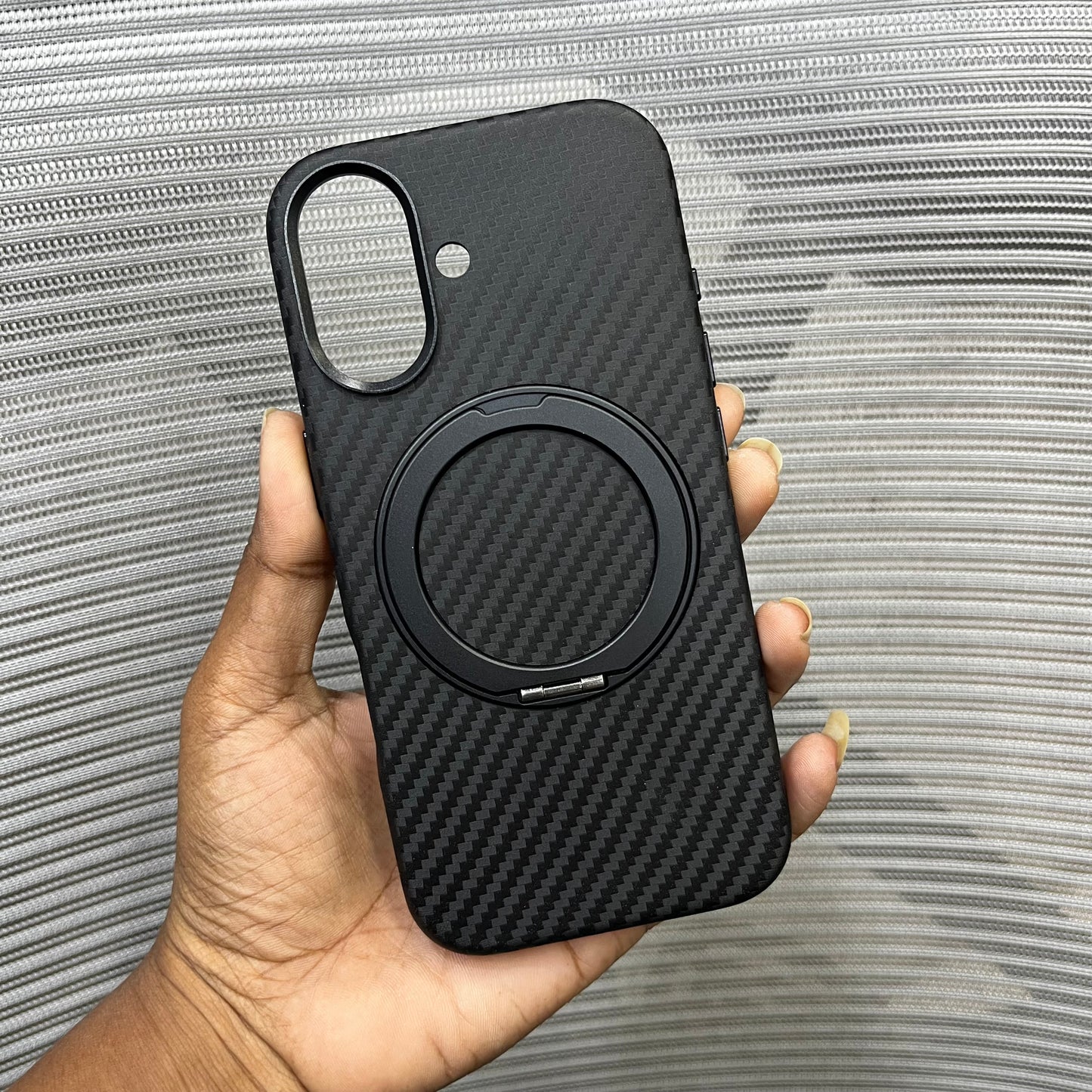 Carbon FlexMag Stand iPhone 17 Case