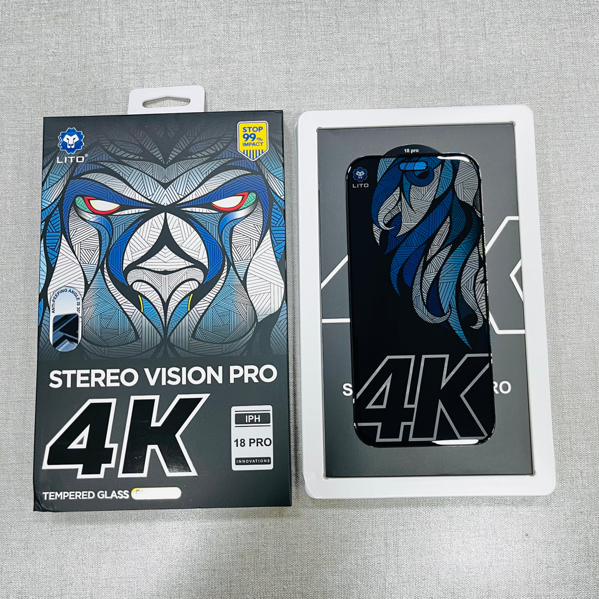 LITO 4K Privacy Tempered Glass For iPhone 18 Series