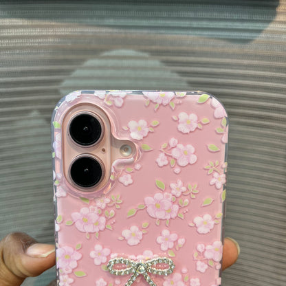 Floral Charm Clear iPhone 17  Case