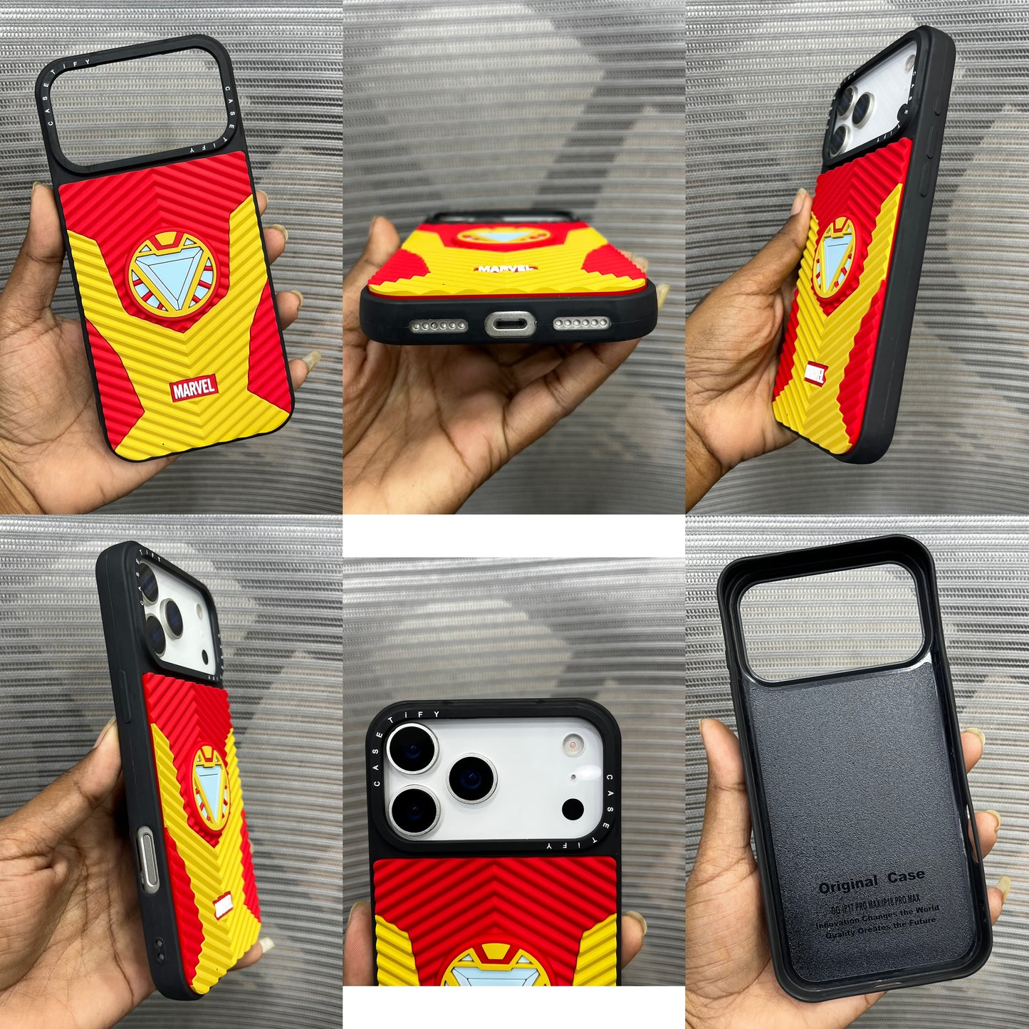 Premium 3D Embossed Printed iPhone 17 Pro Case