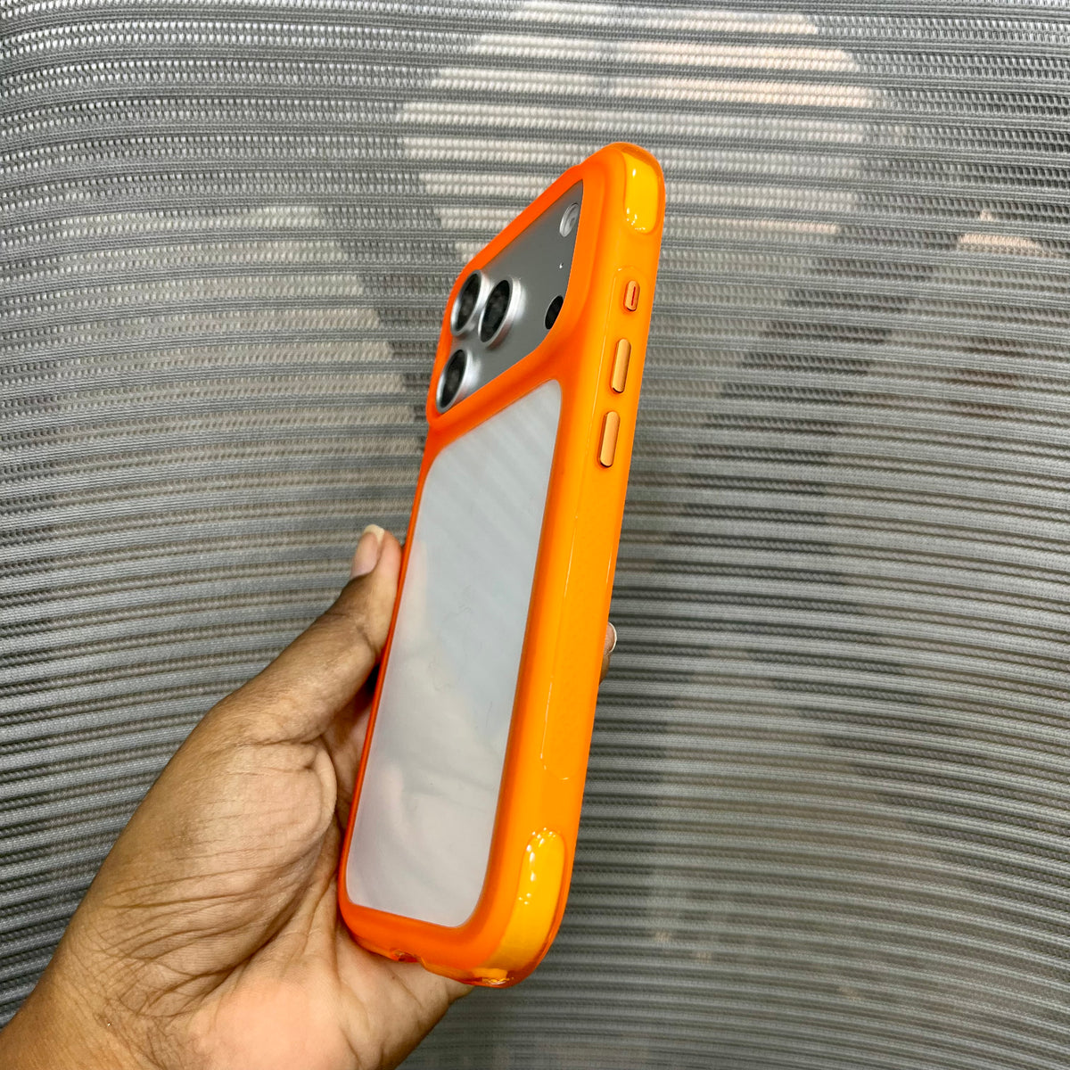 Transparent Air Pro Silicone Side Border iPhone Case