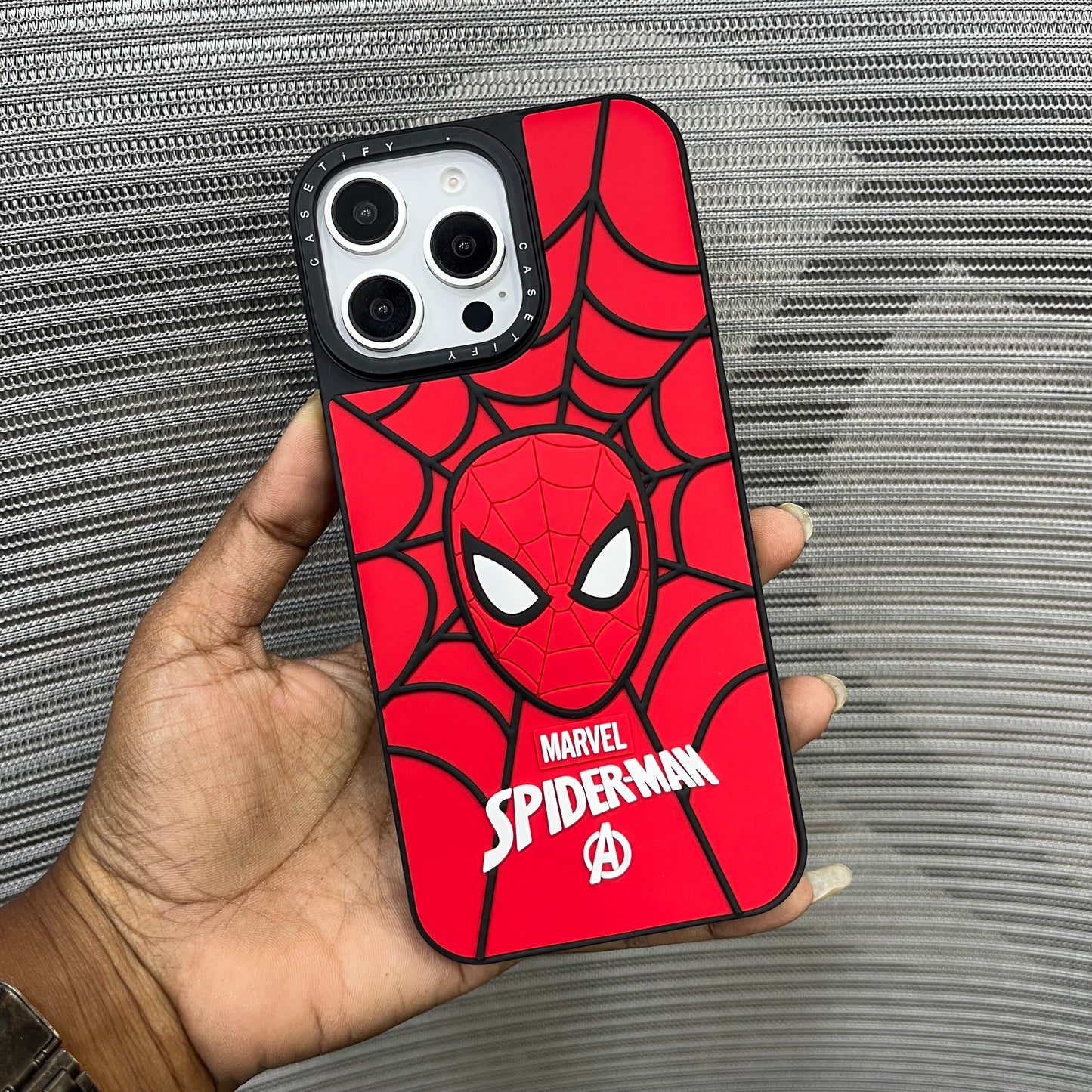 Premium 3D Embossed Printed iPhone 16 Pro Case