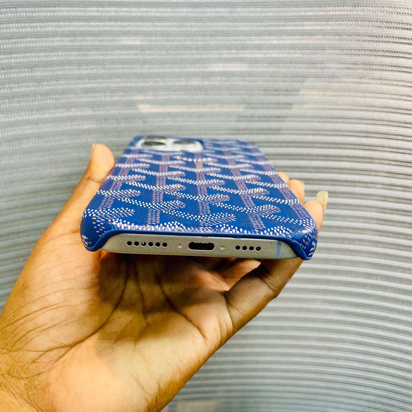 Luxe Printed Inner Fur iPhone 16 Pro Case