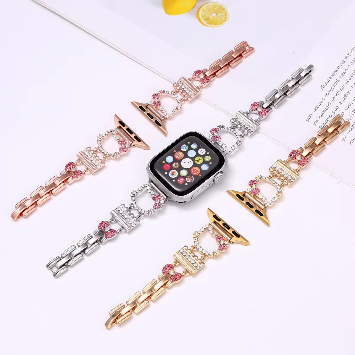 Diamond Kitty Apple Watch Strap / Band
