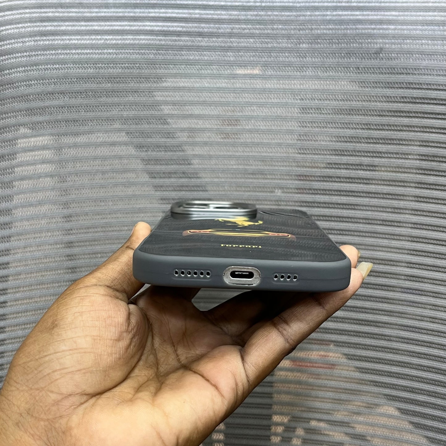 SpeedX Protective iPhone 16 Series Case -Ferrari black