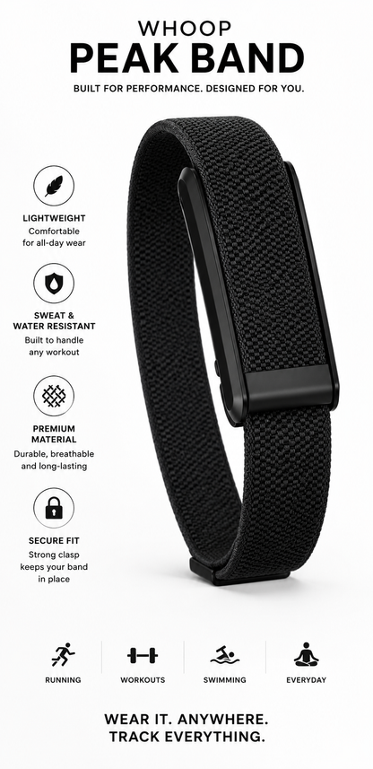 WHOOP Peak Embossed Nylon Sport Band
