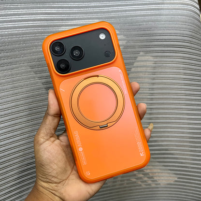 Premium AirBag Anti-Collision Metal Stand iPhone Case