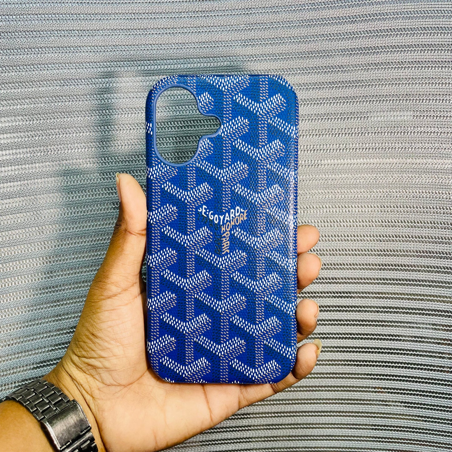 Luxe Printed Inner Fur iPhone 17 Case