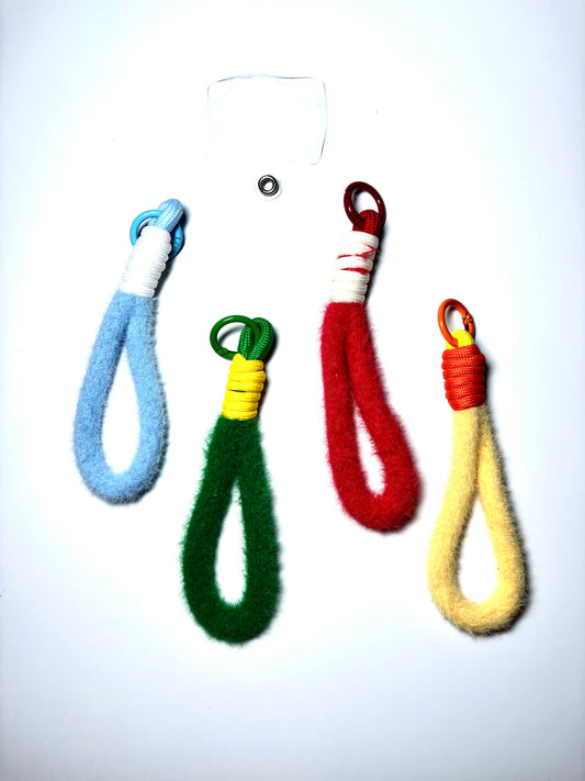 Soft Fur Phone Charm Strap
