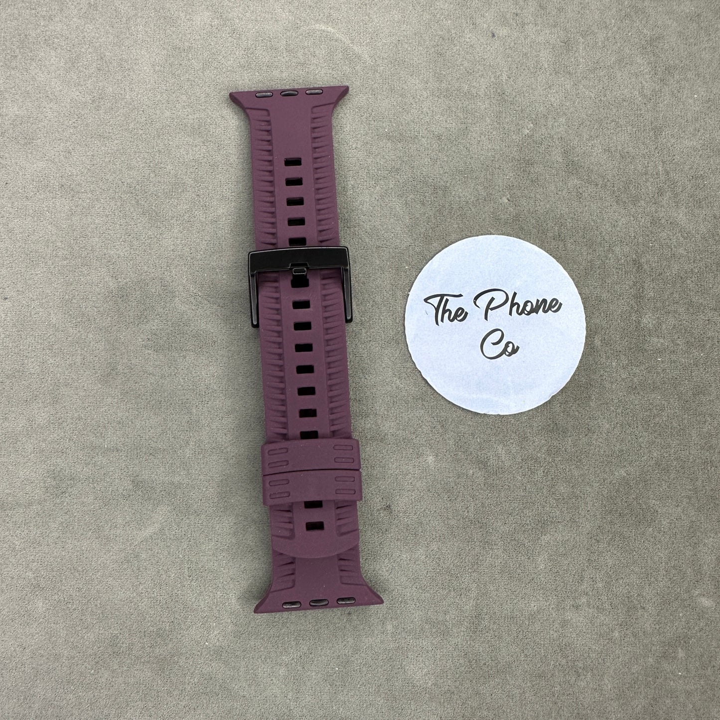 Silicone Apple Watch Strap for 42 / 44 / 45 / 49 mm