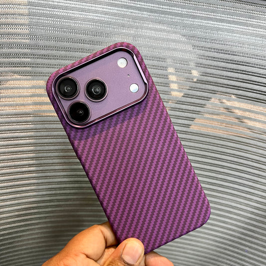 Carbon Fiber Twill Wave Embossed iPhone Case