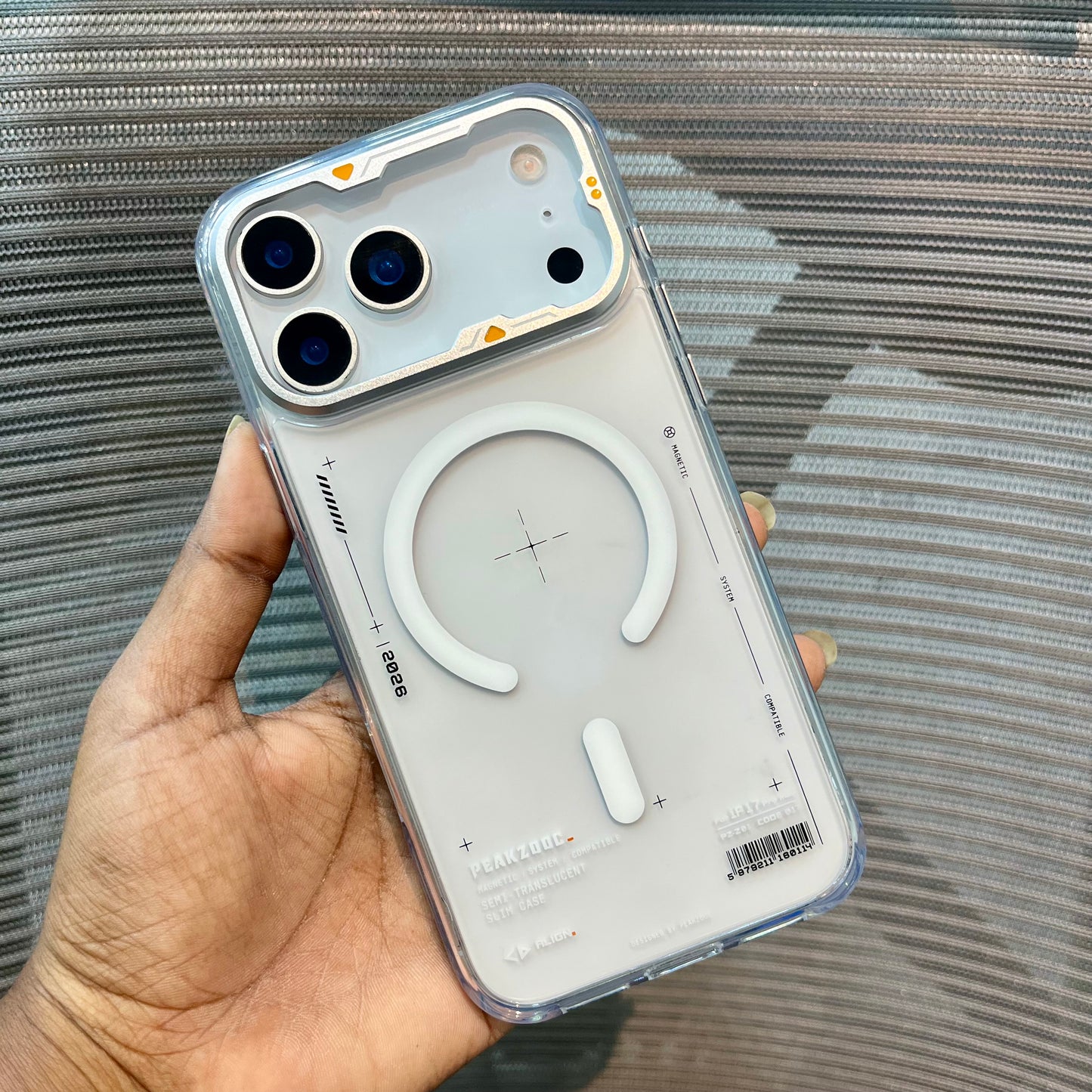 Neuron Translucent Armor 18 Pro Max  Case