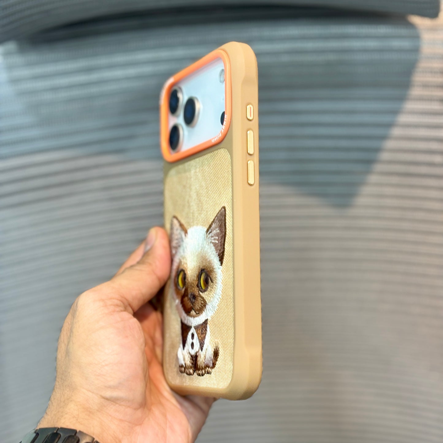 StitchPals Embroidered iPhone 17 Pro Max Case