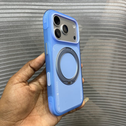 Premium AirBag Anti-Collision Metal Stand iPhone Case