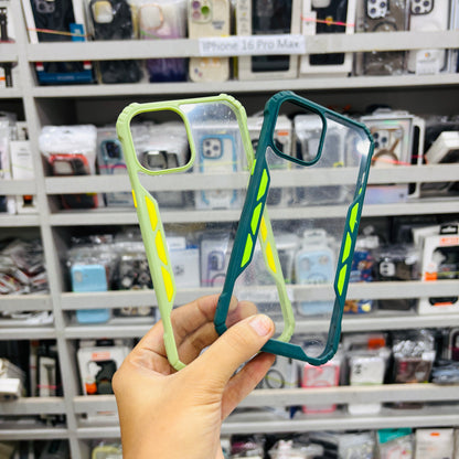 Transparent Color Border Case for iPhone 12 Pro Max