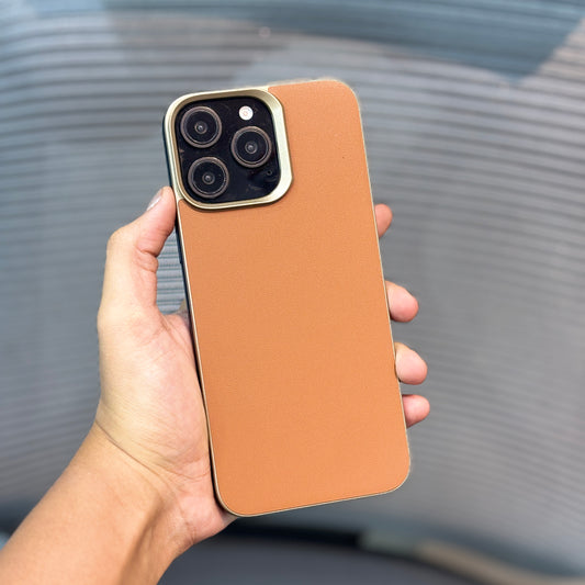 Leather Finish BackPlane MagSafe iPhone 15 & 16 Series Case