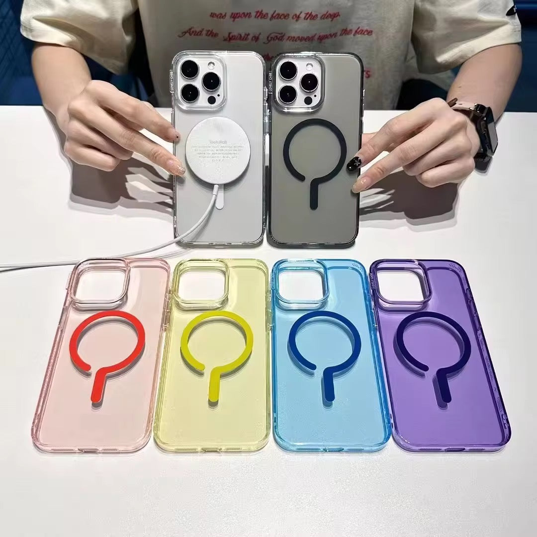 Tinted Glossy Magsafe Hard Case for iPhone