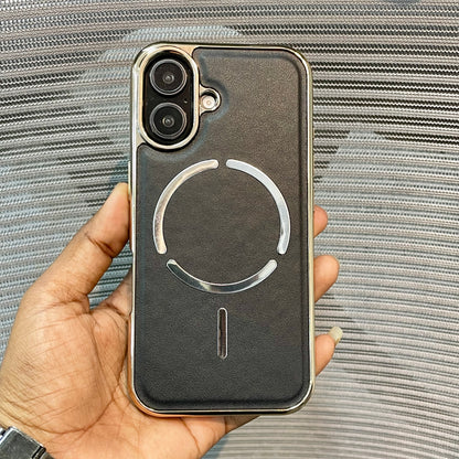 LeatherAura MagSafe Protective iPhone 17  Case