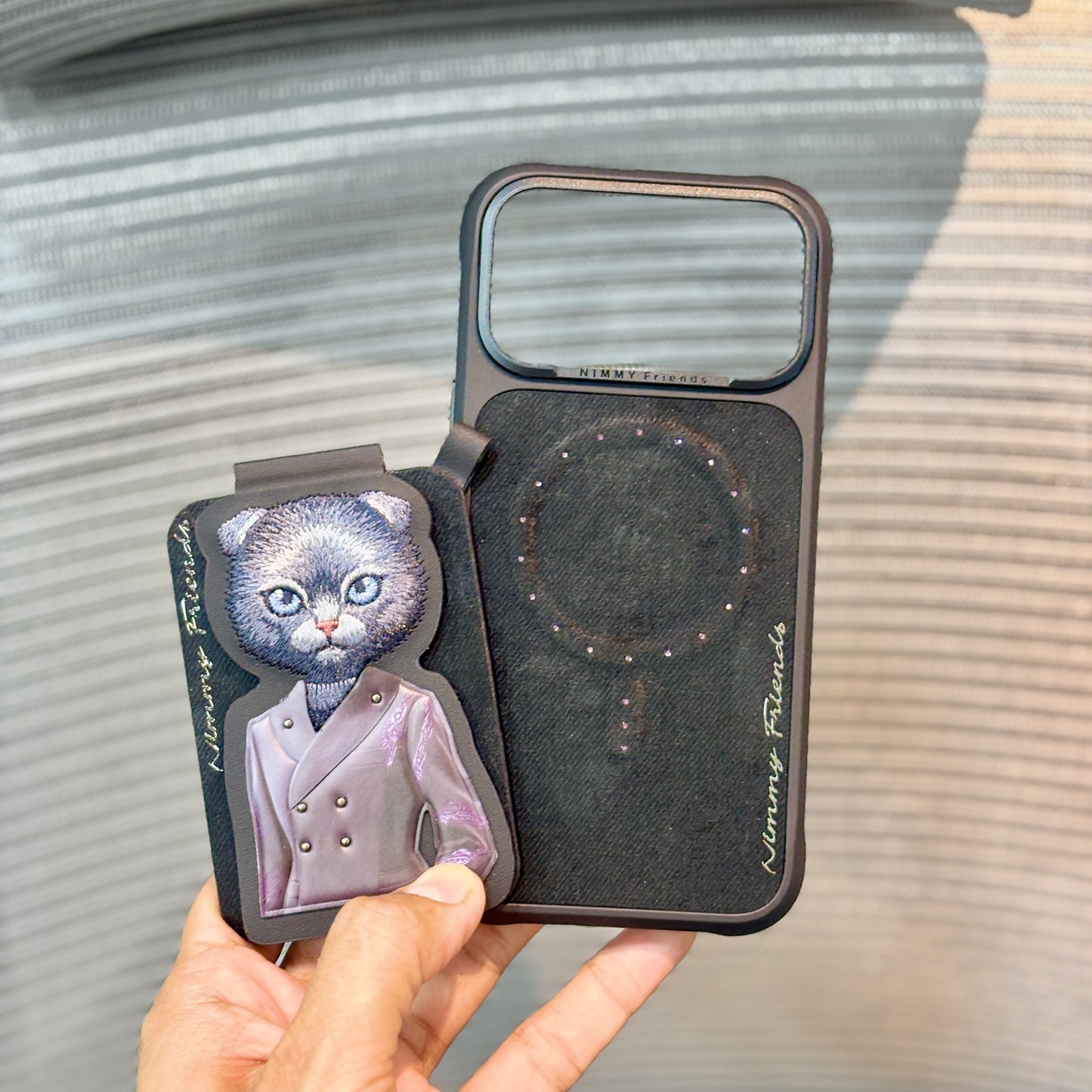 FurEver MagSafe iPhone 17 Pro Max Wallet Stand Case