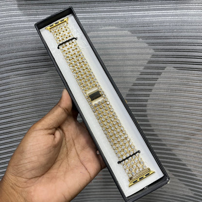 Golden Elite Stainless Steel iWatch Strap
