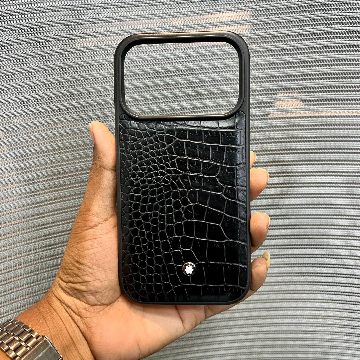 Emboss Luxe Leather iPhone 17 Pro Case
