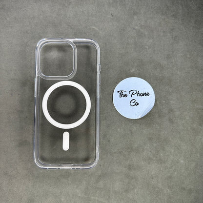 Transparent Silicone MagSafe Case for iPhone 15 Series