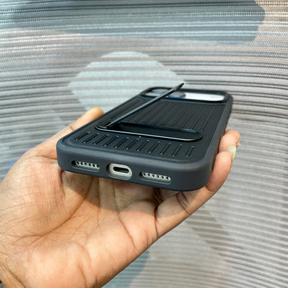 StripeVault Stand iPhone 17 Series Case